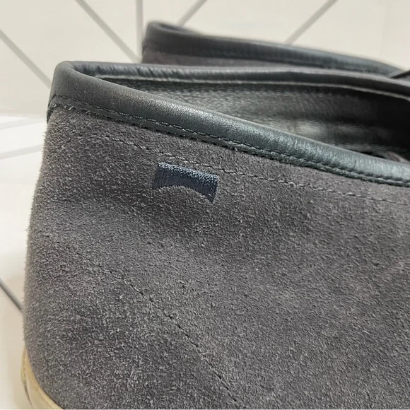 Camper | Suede Lace Up Chukka Ankle Boot Sneakers Gray Size 45 - Picture 5 of 15